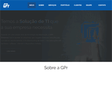 Tablet Screenshot of gpr.com.br